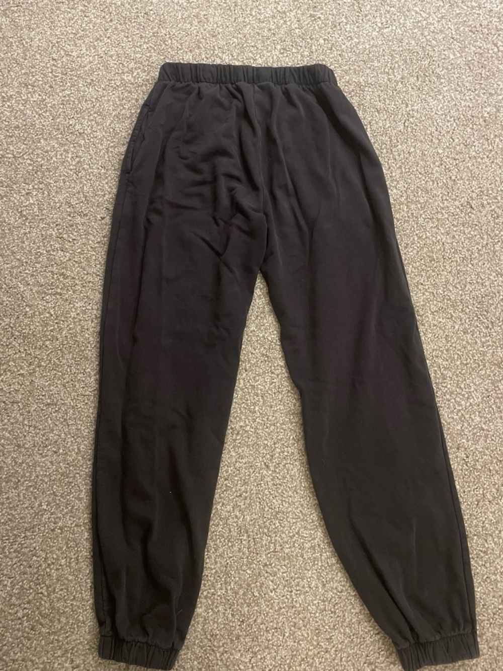 Brandy Melville Charcoal Elastic Waist Joggers - Picture 2 of 4